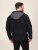 D555 Damien Micro Fleece Zip Through Hoody Noir/Gris - Sweatshirts & hoodies - Sweatshirts/Hoodies grande taille homme