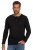 JP1880 702555 T-shirt Henley à manches longues Noir - T-shirts - T-shirts Homme Grande Taille