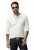 JP1880 702555 T-shirt Henley à manches longues Blanc - T-shirts - T-shirts Homme Grande Taille