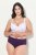 Ulla Popken 710201 Culottes lot de 5 Aubergine - Culottes - 