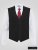 D555 Ted Gilet de costume Noir - Costumes - Costumes grandes tailles 