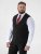D555 Ted Gilet de costume Noir - Costumes - Costumes grandes tailles 