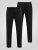 D555 Ted 4 Way Stretch Tailored Trouser Noir - Costumes - Costumes grandes tailles 