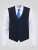 D555 Ted Gilet de costume Bleu marine - Costumes - Costumes grandes tailles 