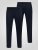D555 Ted 4 Way Stretch Tailored Trouser Bleu marine - Costumes - Costumes grandes tailles 