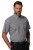JP1880 722860 Chemise à carreaux vichy manches courtes Noir - Chemises - Chemises Grandes Tailles Hommes