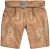 JP1880 Premium Goat Suede Staghorn Embroidery Shorts Leather Brown - Shorts - Shorts hommes grande taille