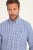 JP1880 Shirt Traditional Checked Long Sleeve Blue - Chemises - Chemises Grandes Tailles Hommes