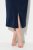 Ulla Popken 749967 Peignoir en éponge à fermeture éclair Bleu marine - Robes de chambre & peignoirs - 