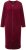 Ulla Popken 749967 Peignoir en éponge à fermeture éclair Bordeaux - Robes de chambre & peignoirs - 