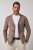 JP1880 Milano Flexnamic Blazer tricoté Marron noisette - Costumes - Costumes grandes tailles 