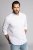 JP1880 790394 Chemise manches longues en lin mélangé à col montant Blanc TALL - TALL chemises - Chemises coupe TALL