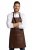 JP1880 791901 Tablier en cuir Marron châtaigne - Tabliers - 