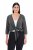 Ulla Popken 794514 Boléro en jersey à nouer Anthracite - Boléros - 