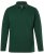 JP1880 Polo Shirt Long Sleeve Pique Dark Green - Polos - Polos homme grande taille