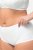 Ulla Popken 800279 Culottes à rayures lot de 2 Blanc - Culottes - 