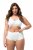Ulla Popken 800279 Culottes à rayures lot de 2 Blanc - Culottes - 