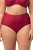 Ulla Popken 800279 Culottes à rayures lot de 2 Bordeaux - Culottes - 