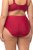 Ulla Popken 800279 Culottes à rayures lot de 2 Bordeaux - Culottes - 