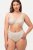 Ulla Popken 800279 Culottes à rayures lot de 2 Blanc cassé - Culottes - 