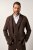 JP1880 New York Flexnamic Blazer en jersey Marron foncé - Costumes - Costumes grandes tailles 