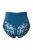 Ulla Popken 809385 Culotte gainante en dentelle Pétrole - Lingerie gainante - 