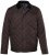 JP1880 811805 Veste matelassée à col velours côtelé Brun noir - Vestes - Vestes homme grandes tailles