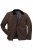 JP1880 811805 Veste matelassée à col velours côtelé Brun noir - Vestes - Vestes homme grandes tailles