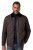 JP1880 811805 Veste matelassée à col velours côtelé Brun noir - Vestes - Vestes homme grandes tailles