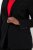 Ulla Popken 811944 Blazer classique Noir - Blazers - Vestes blazer pour femme, grandes tailles