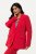 Ulla Popken 811944 Blazer classique Rouge - Blazers - Vestes blazer pour femme, grandes tailles