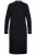 Ulla Popken 812447 Chemise de nuit à col chemise Noir - Chemises de nuit - 