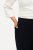 Ulla Popken 813306 Pantalon de tailleur large à taille élastique Bleu marine - Pantalons en tissu - Pantalons larges femme grande taille