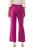 Ulla Popken 813306 Pantalon de tailleur large à taille élastique Magenta - Pantalons en tissu - Pantalons larges femme grande taille