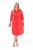 Ulla Popken 815217 Robe chemise trapèze à ceinture à nouer Rose - Robes midi - Robes mi-longues pour femmes rondes