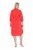 Ulla Popken 815217 Robe chemise trapèze à ceinture à nouer Rose - Robes midi - Robes mi-longues pour femmes rondes