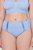 Ulla Popken 815268 Culottes à rayures Bleu clair - Culottes - 