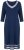 Ulla Popken 815333 Chemise de nuit Bleu marine - Chemises de nuit - 
