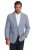 JP1880 815431 Blazer avec doublure partielle légère Bleu mer - Costumes - Costumes grandes tailles 