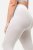 Ulla Popken 815580 Legging collant 3/4 avec protection des cuisses 80 den Blanc - Collants & chaussettes - 