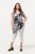 Ulla Popken 815580 Legging collant 3/4 avec protection des cuisses 80 den Blanc - Collants & chaussettes - 