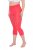 Ulla Popken 815580 Legging collant 3/4 avec protection des cuisses 80 den Rouge clair - Collants & chaussettes - 