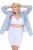Ulla Popken 816440 Panty gainant taille haute Blanc - Lingerie gainante - 