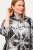 Ulla Popken 816673 Blazer oversize en jacquard manches 3/4 Noir - Blazers - Vestes blazer pour femme, grandes tailles