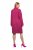 Ulla Popken 816744 Manteau croisé effet laine Rose - Manteaux - Manteaux grande taille pour femme