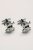 JP1880 816868 Boutons de manchette avec tête de mort Gris argenté - Bijoux - 