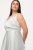 Ulla Popken 817135 Robe de soirée Blanc cassé - Robes de soirée - Robes de soirée en grandes tailles