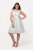 Ulla Popken 817135 Robe de soirée Blanc cassé - Robes de soirée - Robes de soirée en grandes tailles