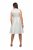 Ulla Popken 817135 Robe de soirée Blanc cassé - Robes de soirée - Robes de soirée en grandes tailles