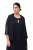 Ulla Popken 817211 Veste Bleu marine - Vestes - Vestes grande taille pour femme